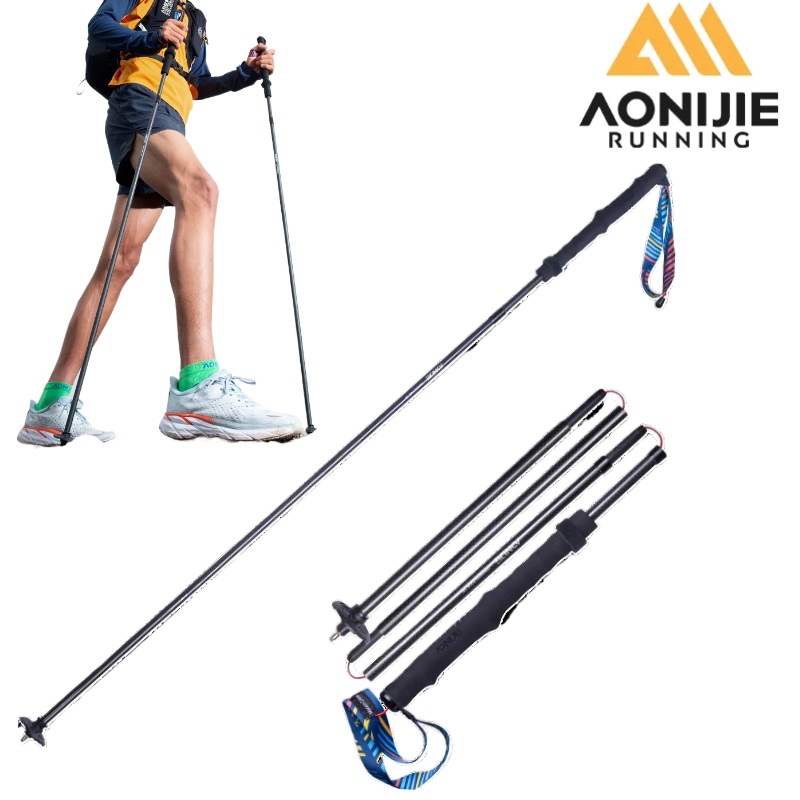 Trekking Pole Carbon - 2 peças de bastão de caminhada