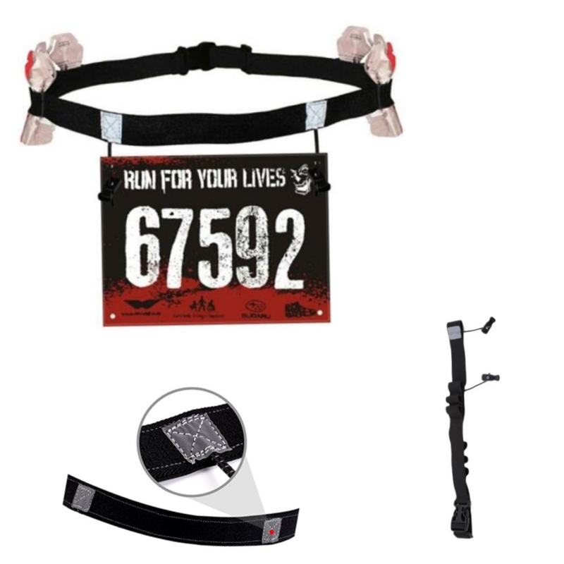 Race Bib - Correndo número de corrida cinto pacote