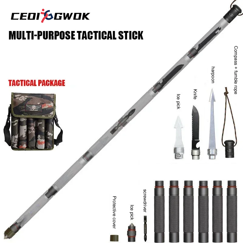 Trekking Pole Carbon - CEOI GWOK Bastão de caminhada multifuncional