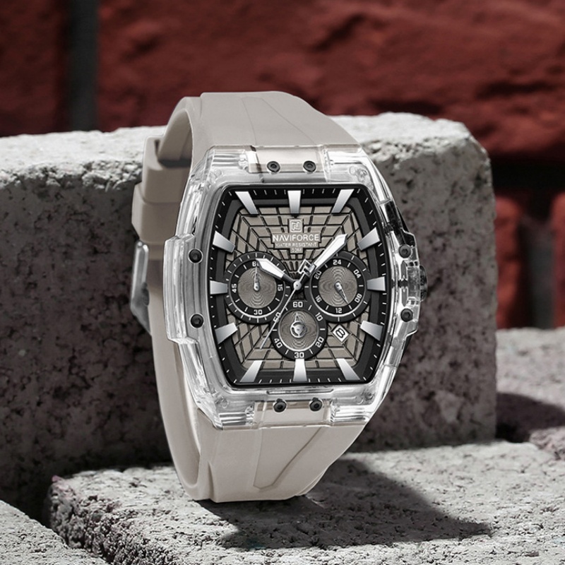 Running Watch - Relógio Multifuncional Masculino NAVIFORCE NF6113 com