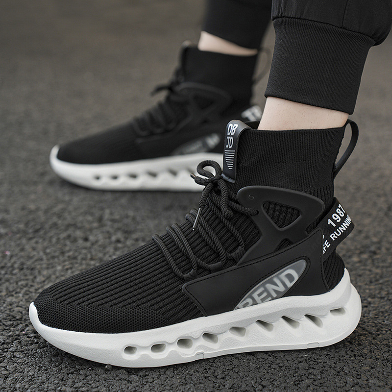 Tênis Masculino Cano Alto Mode - Running Shoes Men avaliação e preço