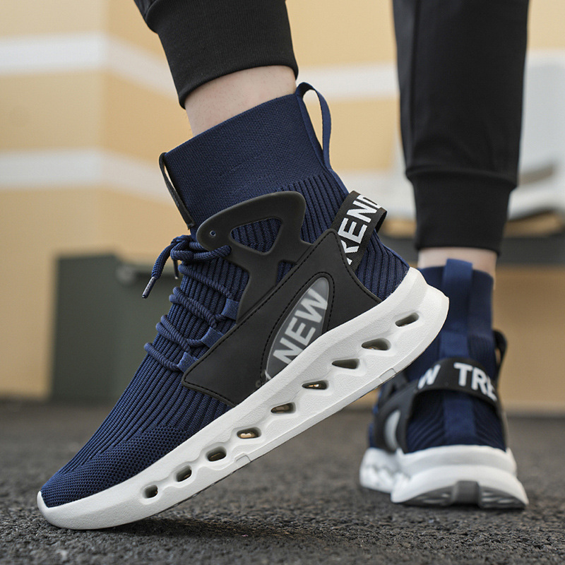 Tênis Masculino Cano Alto Mode - Running Shoes Men avaliação e preço