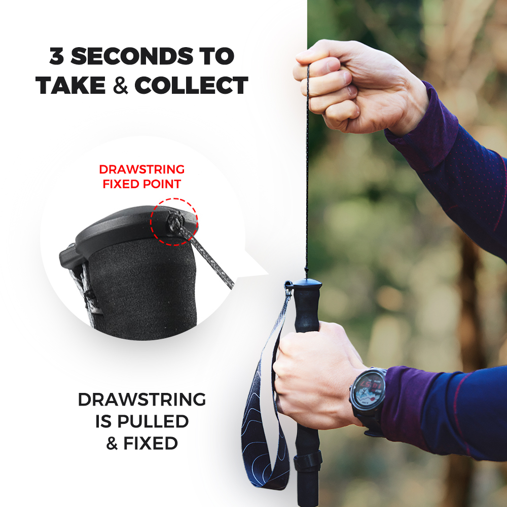 Bastões de Trekking Dobráveis  - Trekking Pole Carbon avaliação e preço