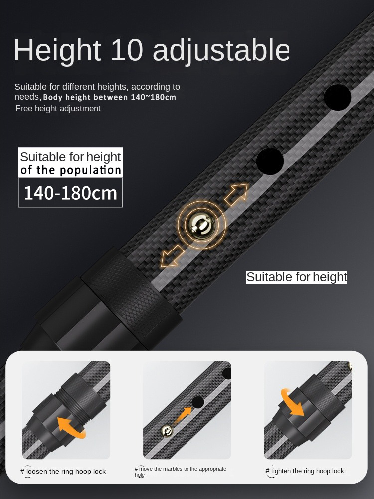 Bastão Telescópico de Fibra de - Trekking Pole Carbon avaliação e preço