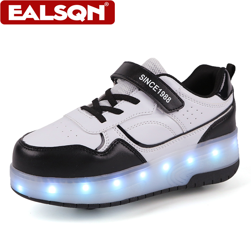 Novos Patins de Rodas Duplas c - Running Shoes Men avaliação e preço